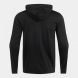 CHAQUETA CON CAPUCHA INDOOR GYM NEGRO