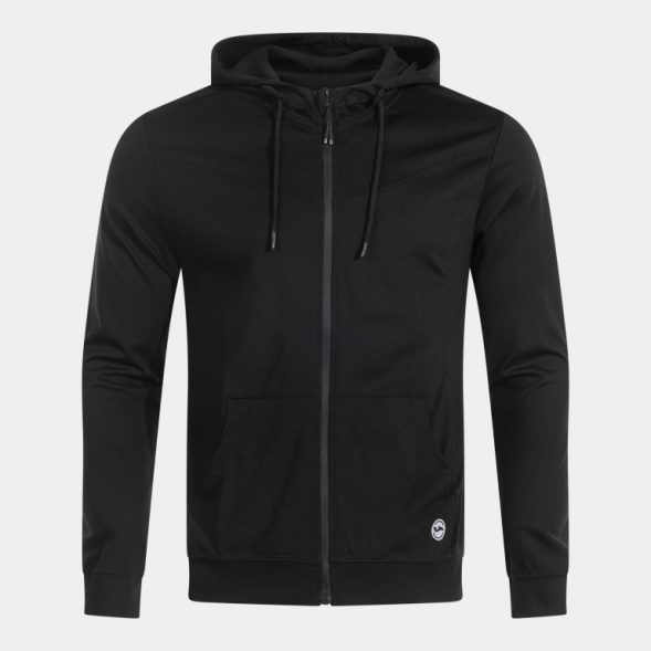CHAQUETA CON CAPUCHA INDOOR GYM NEGRO