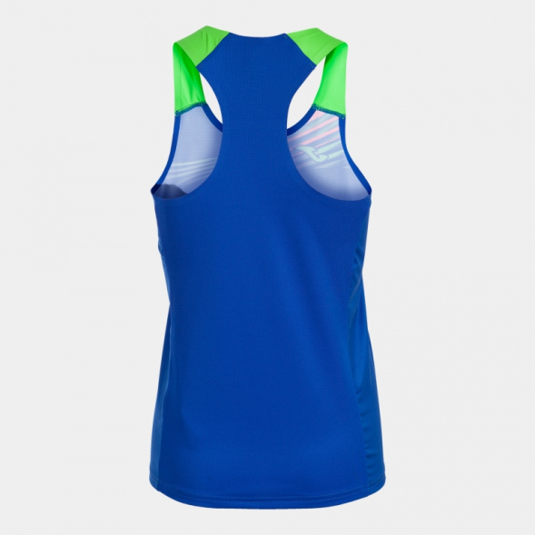 CAMISETA TIRANTES ELITE X DARK ROYAL VERDE FLÚOR