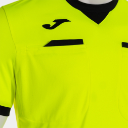 CAMISETA MANGA CORTA REFEREE AMARILLO FLUOR NEGRO
