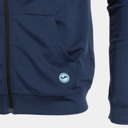 CHAQUETA CON CAPUCHA INDOOR GYM MARINO