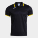 POLO MANGA CORTA COMBI PREMIUM NEGRO AMARILLO