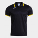 POLO MANGA CORTA COMBI PREMIUM NEGRO AMARILLO