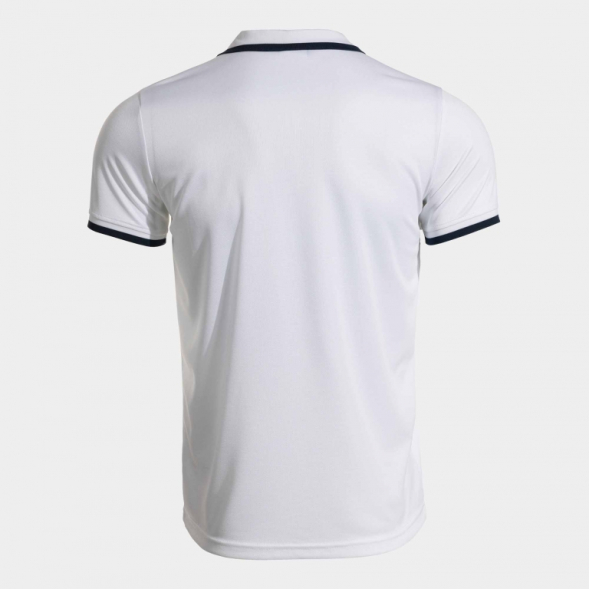 POLO MANGA CORTA COMBI PREMIUM BLANCO DARK NAVY