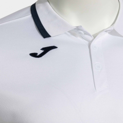 POLO MANGA CORTA COMBI PREMIUM BLANCO DARK NAVY