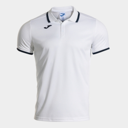 POLO MANGA CORTA COMBI PREMIUM BLANCO DARK NAVY