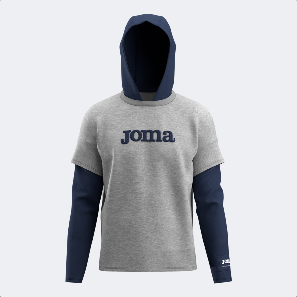 CAMISETA MANGA LARGA URBAN STREET GRIS MELANGE