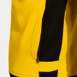 CHAQUETA CON CAPUCHA LIDER AMARILLO NEGRO