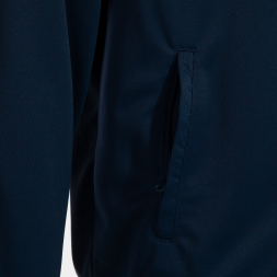 CHAQUETA CON CAPUCHA ECO SUPERNOVA MARINO BLANCO