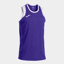 CAMISETA SIN MANGAS CANCHA VIOLETA BLANCO
