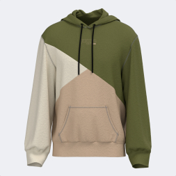 SUDADERA CON CAPUCHA MIMETIC VERDE