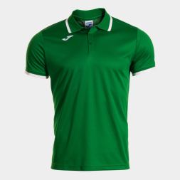 POLO MANGA CORTA COMBI PREMIUM VERDE BLANCO