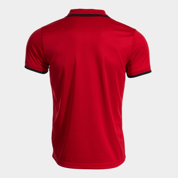 POLO MANGA CORTA COMBI PREMIUM ROJO NEGRO