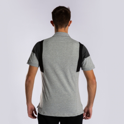 POLO MANGA CORTA CONFORT III GRIS MELANGE