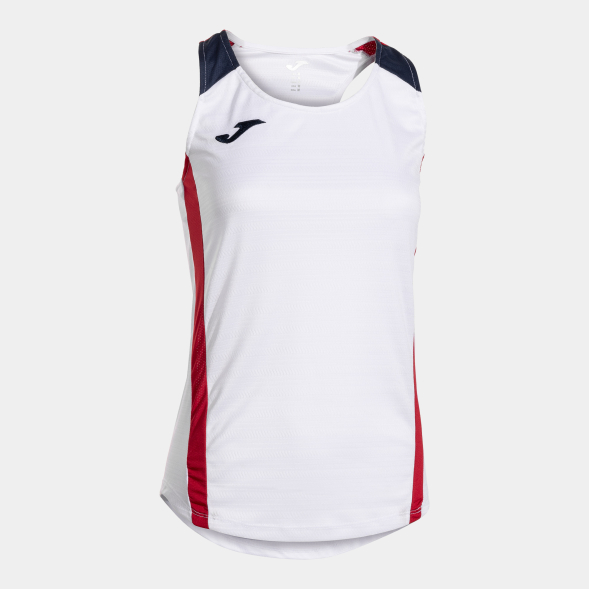 CAMISETA SIN MANGAS MONTREAL BLANCO ROJO