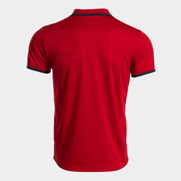 POLO MANGA CORTA COMBI PREMIUM ROJO DARK NAVY