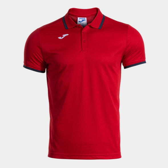 POLO MANGA CORTA COMBI PREMIUM ROJO DARK NAVY
