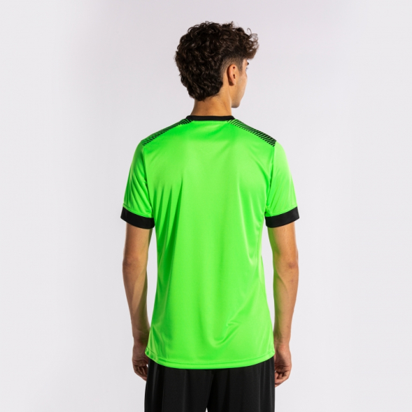 CAMISETA MANGA CORTA ECO SUPERNOVA VERDE FLUOR NEGRO