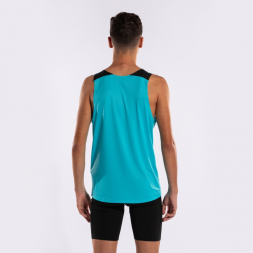 CAMISETA SIN MANGAS ELITE X TURQUESA FLÚOR NEGRO