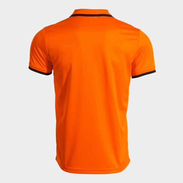 POLO MANGA CORTA COMBI PREMIUM NARANJA NEGRO