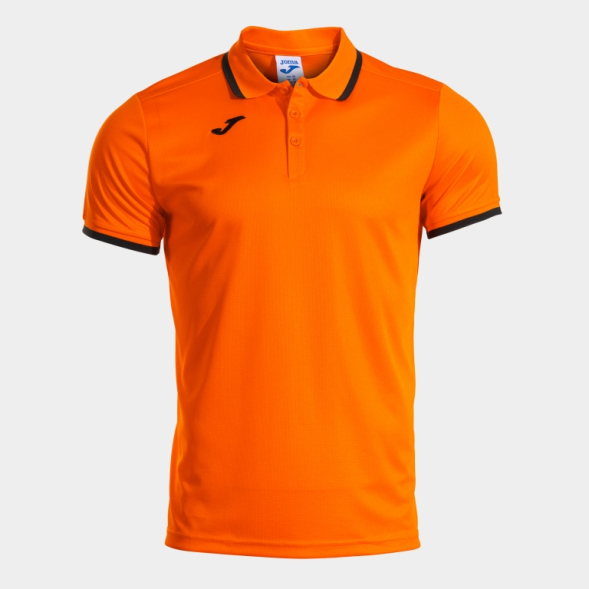POLO MANGA CORTA COMBI PREMIUM NARANJA NEGRO