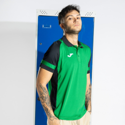 POLO MANGA CORTA LIDER VERDE NEGRO