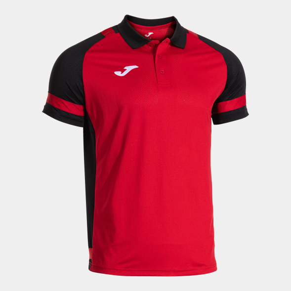 POLO MANGA CORTA LIDER ROJO NEGRO