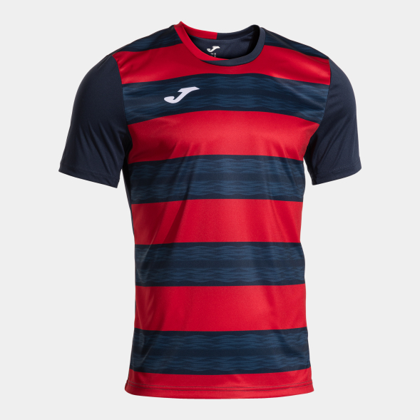 CAMISETA MANGA CORTA EUROPA VI DARK NAVY ROJO