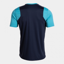 CAMISETA MANGA CORTA CANCHA DARK NAVY TURQUESA FLÚ