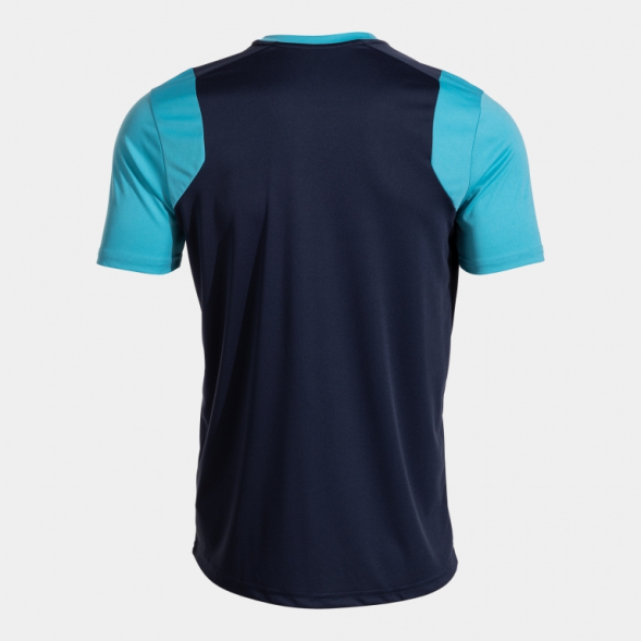 CAMISETA MANGA CORTA CANCHA DARK NAVY TURQUESA FLÚ