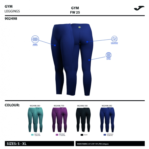 MALLAS LARGAS CORE NEGRO