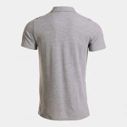 POLO MANGA CORTA OLIMPIADA GRIS MELANGE