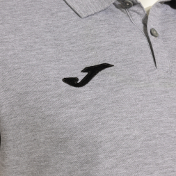 POLO MANGA CORTA OLIMPIADA GRIS MELANGE