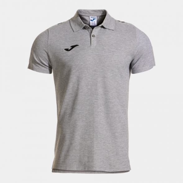 POLO MANGA CORTA OLIMPIADA GRIS MELANGE