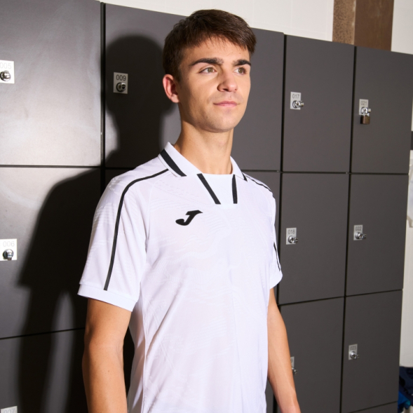 CAMISETA MANGA CORTA FIT ONE BLANCO NEGRO