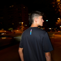 CAMISETA MANGA CORTA R-CITY NEGRO