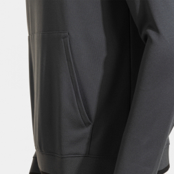 SUDADERA CON CAPUCHA COMBI PREMIUM ANTRACITA NEGRO