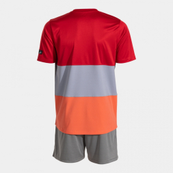 SET KIDS CAMP ROJO GRIS