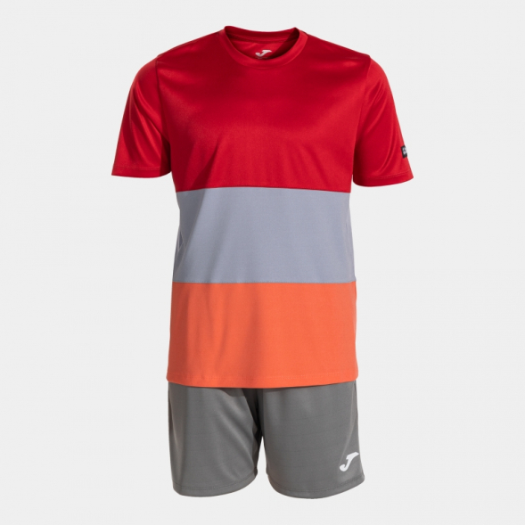 SET KIDS CAMP ROJO GRIS