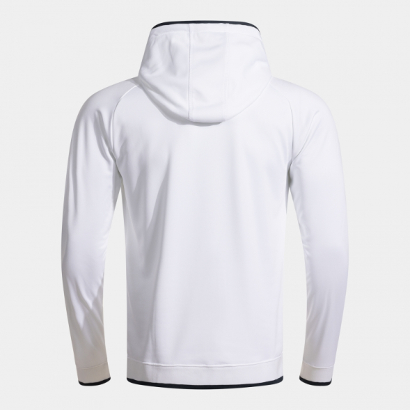SUDADERA CON CAPUCHA COMBI PREMIUM BLANCO DARK NAVY