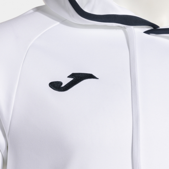 SUDADERA CON CAPUCHA COMBI PREMIUM BLANCO DARK NAVY