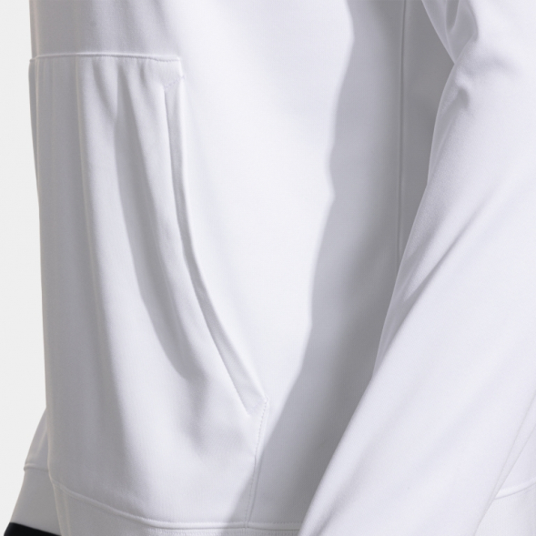 SUDADERA CON CAPUCHA COMBI PREMIUM BLANCO DARK NAVY