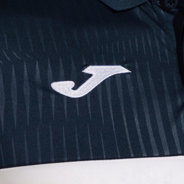 POLO MANGA CORTA MONTREAL BLANCO MARINO