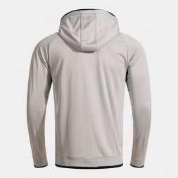 SUDADERA CON CAPUCHA COMBI PREMIUM GRIS MEDIO