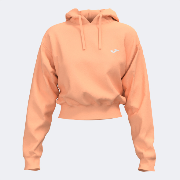 SUDADERA CON CAPUCHA STEP NARANJA