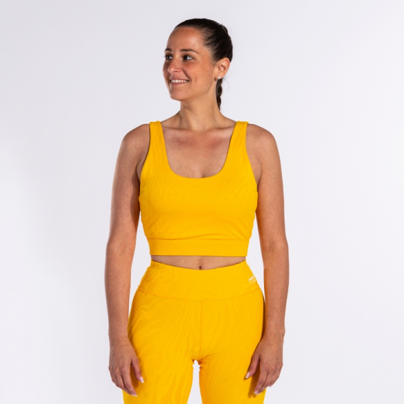 SUJETADOR DEPORTIVO DAPHNE NARANJA