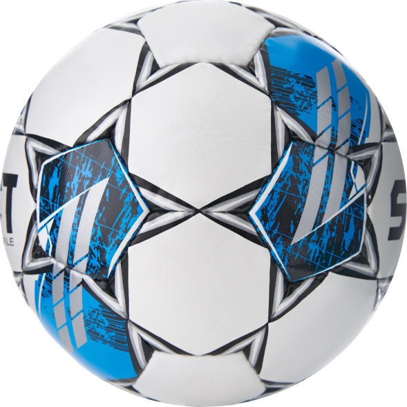 Мяч футб. SELECT Finale V25, 3855160584, р.5, FIFA Basic, 32п, ПУ, руч. сш, бело-синий