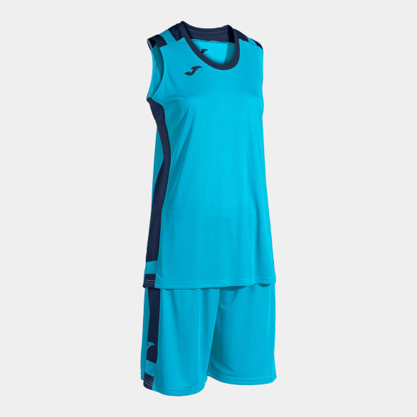 SET LIDER BASKET TURQUESA FLÚOR DARK NAVY