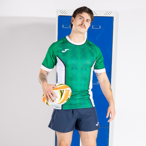 CAMISETA MANGA CORTA MYSKIN III VERDE BLANCO