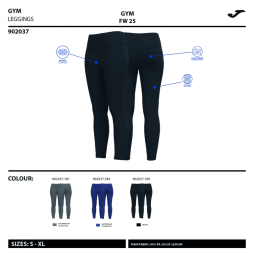 MALLAS LARGAS INDOOR GYM AZUL